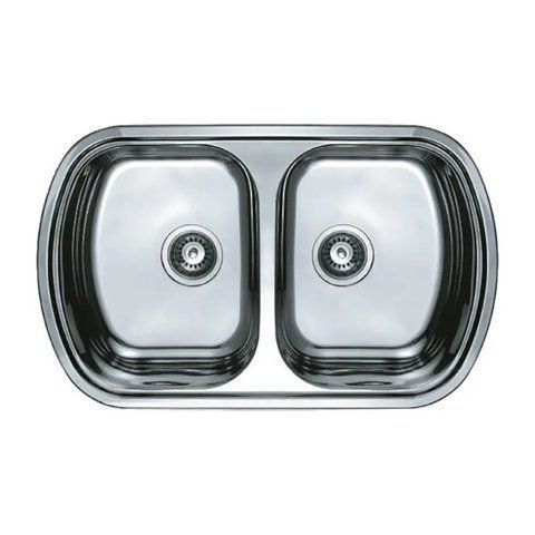 Мийка кухонна HAIBA 80x49 DOUBLE (decor) (HB0572) HB0572 фото
