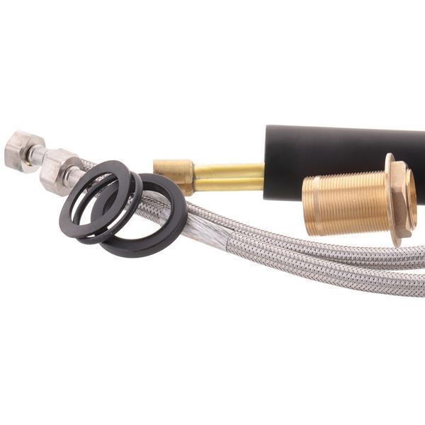 Змішувач для умивальника Haiba Alex 001 High Чорний (HB3923) HB3923 фото