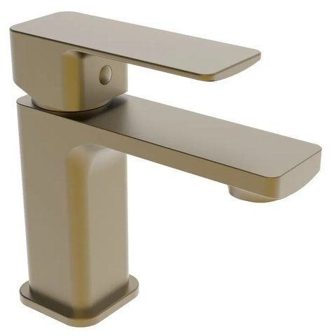 Змішувач для умивальника Haiba Kubus 001 BRUSHED GOLD (HB9622) HB9622 фото