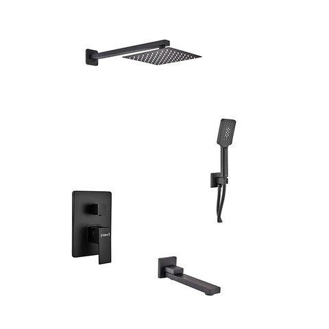 Вбудована душова система Haiba Kubus 009 (Inner) Black (HB3949) HB3949 фото