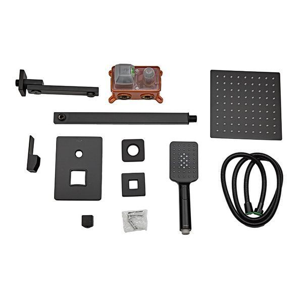 Вбудована душова система Haiba Kubus 009 (Inner) Black (HB3949) HB3949 фото